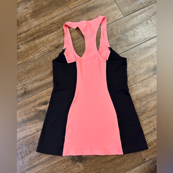 Lululemon Surf Cool Racerback Bonded Pop Orange and Black Tank Top 6 - Picture 4 of 9